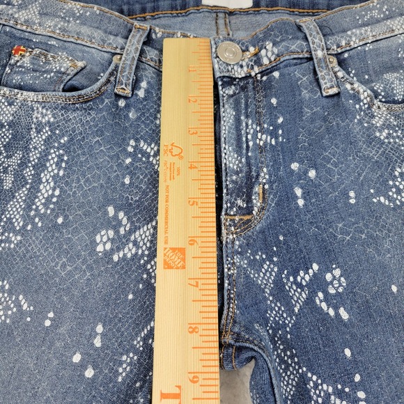 Hudson Jeans Womens 26 Snake Print Nico Midrise Super Skinny Made in USA Unique - Picture 4 of 13